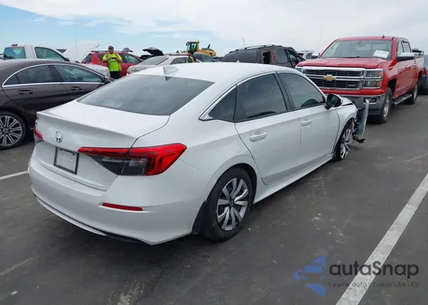 2024 Honda Civic Lx из США, поврежденный, VIN 2HGFE2F2XRH567827